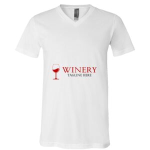 BELLA + CANVAS Unisex Jersey V-Neck Tee Thumbnail