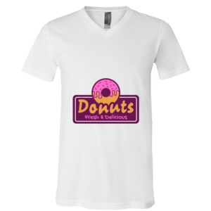 BELLA + CANVAS Unisex Jersey V-Neck Tee Thumbnail