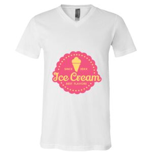 BELLA + CANVAS Unisex Jersey V-Neck Tee Thumbnail