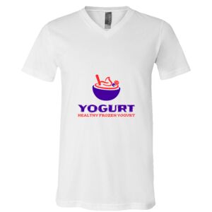 BELLA + CANVAS Unisex Jersey V-Neck Tee Thumbnail