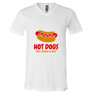 BELLA + CANVAS Unisex Jersey V-Neck Tee Thumbnail