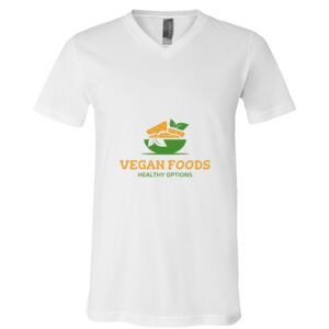 BELLA + CANVAS Unisex Jersey V-Neck Tee Thumbnail