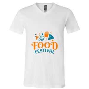 BELLA + CANVAS Unisex Jersey V-Neck Tee Thumbnail