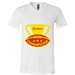 BELLA + CANVAS Unisex Jersey V-Neck Tee Thumbnail