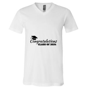 BELLA + CANVAS Unisex Jersey V-Neck Tee Thumbnail