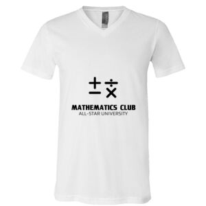 BELLA + CANVAS Unisex Jersey V-Neck Tee Thumbnail