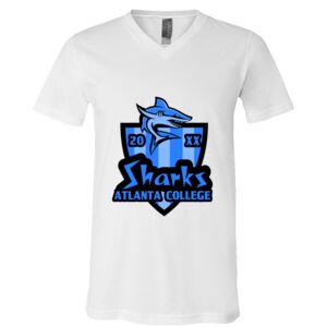 BELLA + CANVAS Unisex Jersey V-Neck Tee Thumbnail