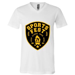 BELLA + CANVAS Unisex Jersey V-Neck Tee Thumbnail