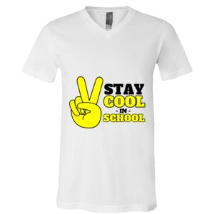 BELLA + CANVAS Unisex Jersey V-Neck Tee Thumbnail