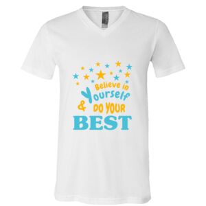 BELLA + CANVAS Unisex Jersey V-Neck Tee Thumbnail
