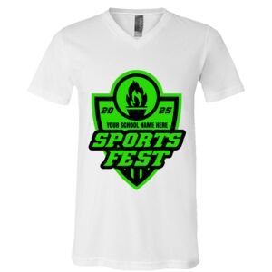 BELLA + CANVAS Unisex Jersey V-Neck Tee Thumbnail