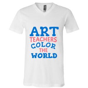 BELLA + CANVAS Unisex Jersey V-Neck Tee Thumbnail