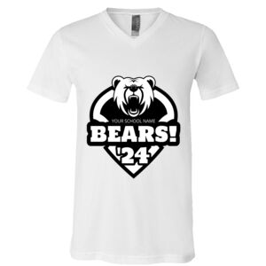 BELLA + CANVAS Unisex Jersey V-Neck Tee Thumbnail