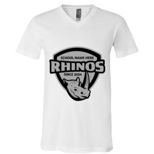 BELLA + CANVAS Unisex Jersey V-Neck Tee Thumbnail