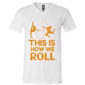 BELLA + CANVAS Unisex Jersey V-Neck Tee Thumbnail