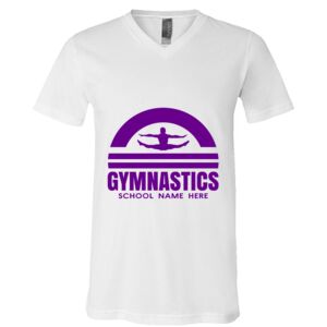 BELLA + CANVAS Unisex Jersey V-Neck Tee Thumbnail