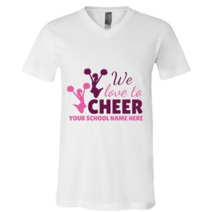 BELLA + CANVAS Unisex Jersey V-Neck Tee Thumbnail