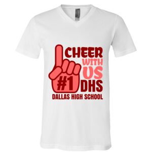 BELLA + CANVAS Unisex Jersey V-Neck Tee Thumbnail