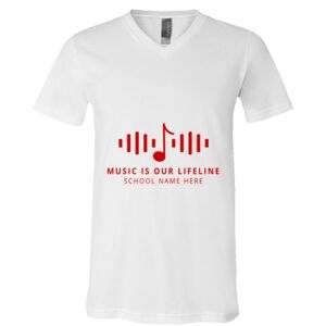 BELLA + CANVAS Unisex Jersey V-Neck Tee Thumbnail