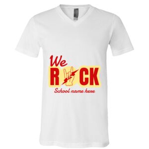 BELLA + CANVAS Unisex Jersey V-Neck Tee Thumbnail