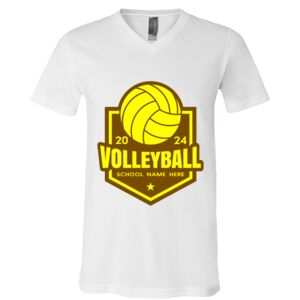 BELLA + CANVAS Unisex Jersey V-Neck Tee Thumbnail