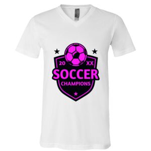 BELLA + CANVAS Unisex Jersey V-Neck Tee Thumbnail