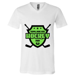 BELLA + CANVAS Unisex Jersey V-Neck Tee Thumbnail