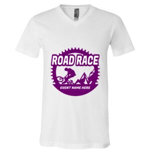 BELLA + CANVAS Unisex Jersey V-Neck Tee Thumbnail