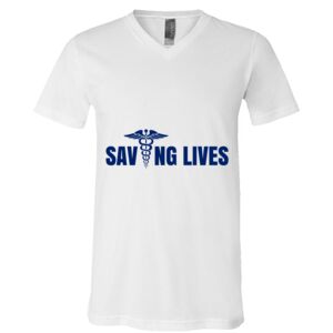 BELLA + CANVAS Unisex Jersey V-Neck Tee Thumbnail