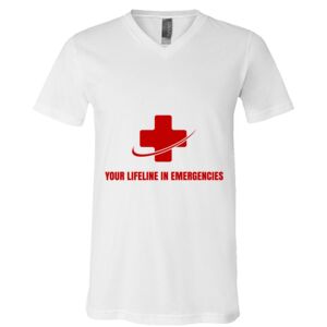 BELLA + CANVAS Unisex Jersey V-Neck Tee Thumbnail