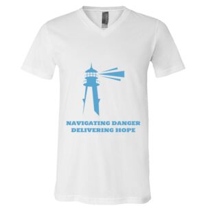BELLA + CANVAS Unisex Jersey V-Neck Tee Thumbnail
