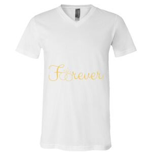 BELLA + CANVAS Unisex Jersey V-Neck Tee Thumbnail