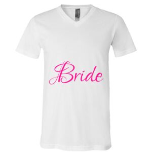 BELLA + CANVAS Unisex Jersey V-Neck Tee Thumbnail