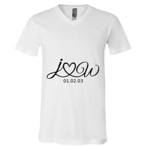 BELLA + CANVAS Unisex Jersey V-Neck Tee Thumbnail