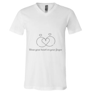 BELLA + CANVAS Unisex Jersey V-Neck Tee Thumbnail