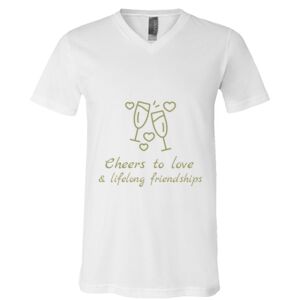 BELLA + CANVAS Unisex Jersey V-Neck Tee Thumbnail
