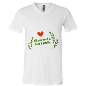 BELLA + CANVAS Unisex Jersey V-Neck Tee Thumbnail