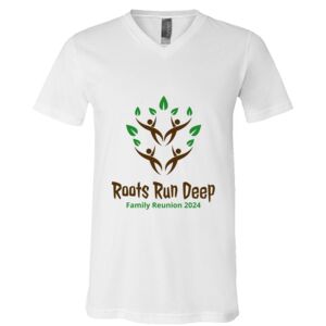 BELLA + CANVAS Unisex Jersey V-Neck Tee Thumbnail