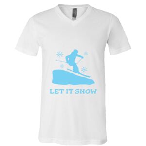 BELLA + CANVAS Unisex Jersey V-Neck Tee Thumbnail