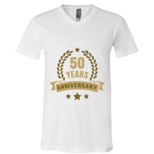 BELLA + CANVAS Unisex Jersey V-Neck Tee Thumbnail