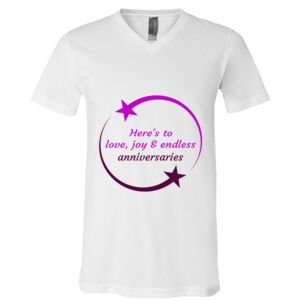 BELLA + CANVAS Unisex Jersey V-Neck Tee Thumbnail