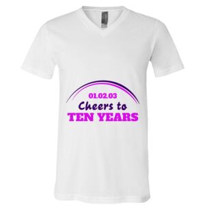 BELLA + CANVAS Unisex Jersey V-Neck Tee Thumbnail
