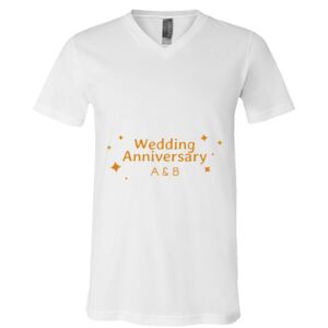 BELLA + CANVAS Unisex Jersey V-Neck Tee Thumbnail