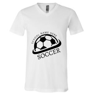 BELLA + CANVAS Unisex Jersey V-Neck Tee Thumbnail