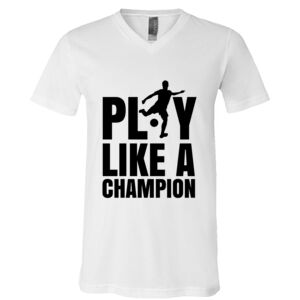 BELLA + CANVAS Unisex Jersey V-Neck Tee Thumbnail