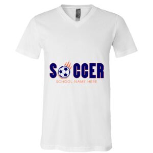 BELLA + CANVAS Unisex Jersey V-Neck Tee Thumbnail