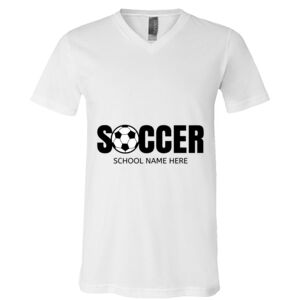 BELLA + CANVAS Unisex Jersey V-Neck Tee Thumbnail