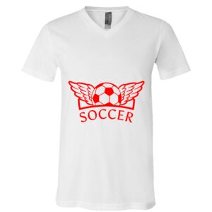 BELLA + CANVAS Unisex Jersey V-Neck Tee Thumbnail