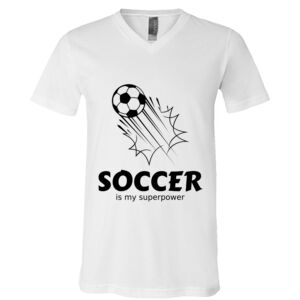 BELLA + CANVAS Unisex Jersey V-Neck Tee Thumbnail