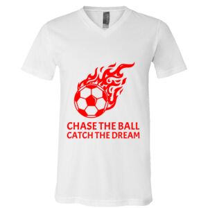 BELLA + CANVAS Unisex Jersey V-Neck Tee Thumbnail